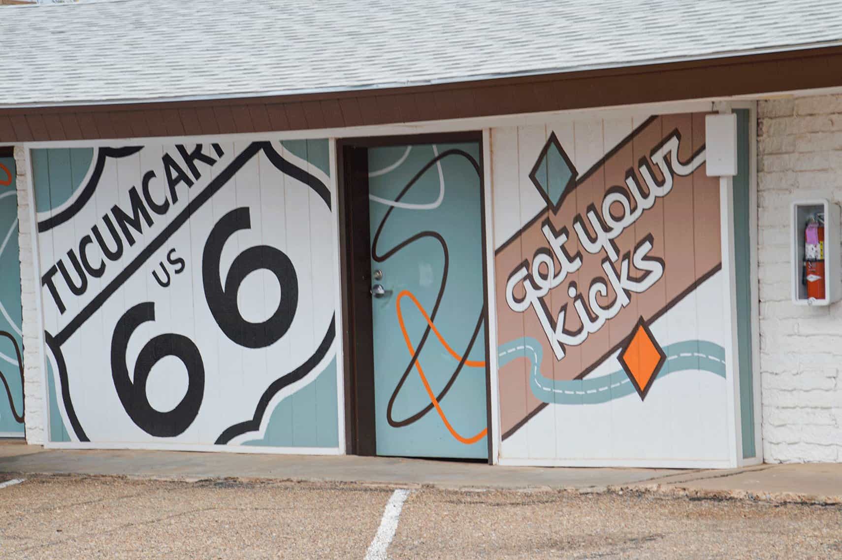 Tucumcari mural and Route 66 public art