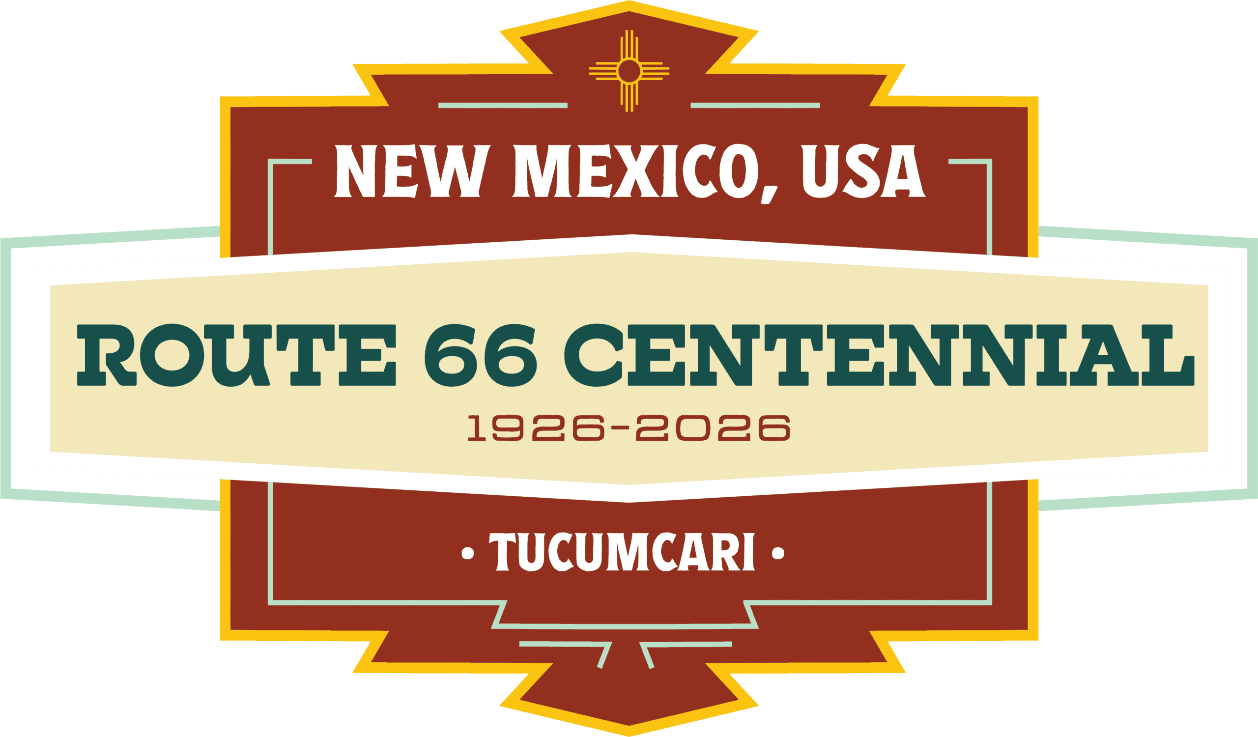 Tucumcari Route 66 Centennial logo